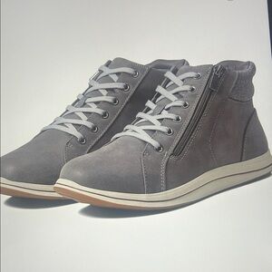 Clarks Breeze Glide Womens Boots Drk Gray Size 8
